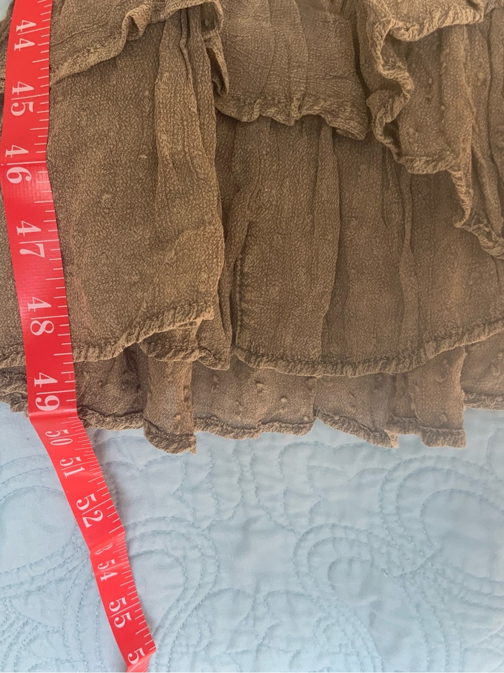 Boho Midi Dress in Olive Green - Picture 14 of 14
